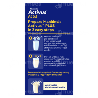 Activus Plus Vanilla Flavour Zero Added Sucrose Refill Powder 400Gm